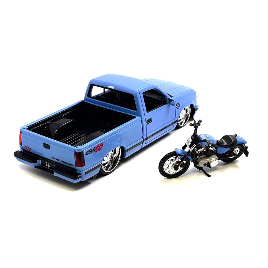 マイスト 1/24 シボレー 454SS ピックアップ 1993 ＆ ハーレー