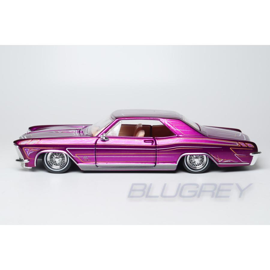 マイスト 1/24 ビュイック リビエラ 1965 ローライダー パープル