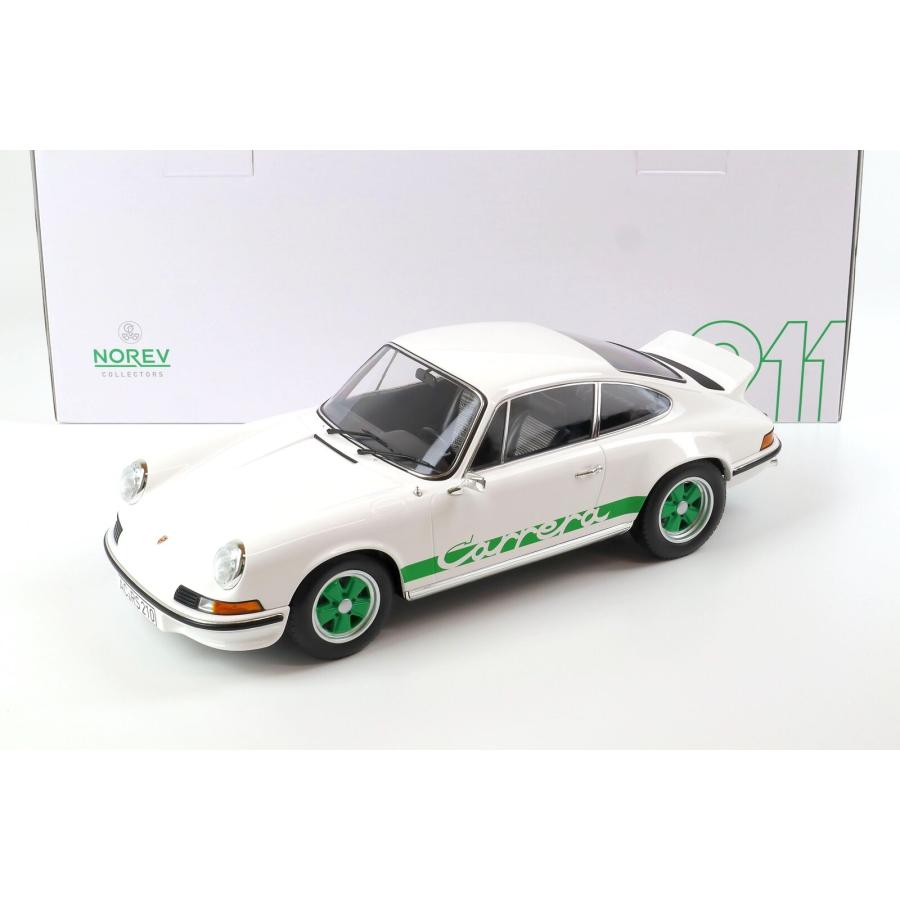 ノレブ 1/12 ポルシェ 911 カレラ RS 1973 ホワイト/グリーン NOREV PORSCHE  911 CARRERA RS｜blugrey｜03