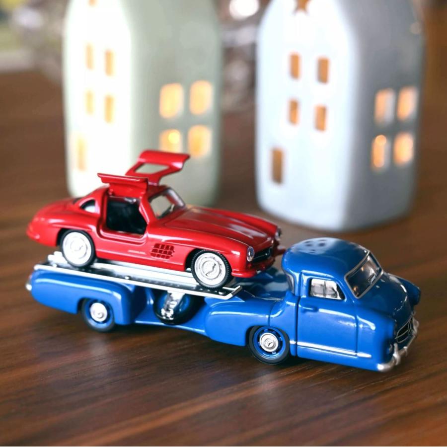 ノレブ 1/64 メルセデスベンツ レン トランスポーター + SL 1955 ノレブ 1/64 メルセデスベンツ レン トランスポーター + SL 1955