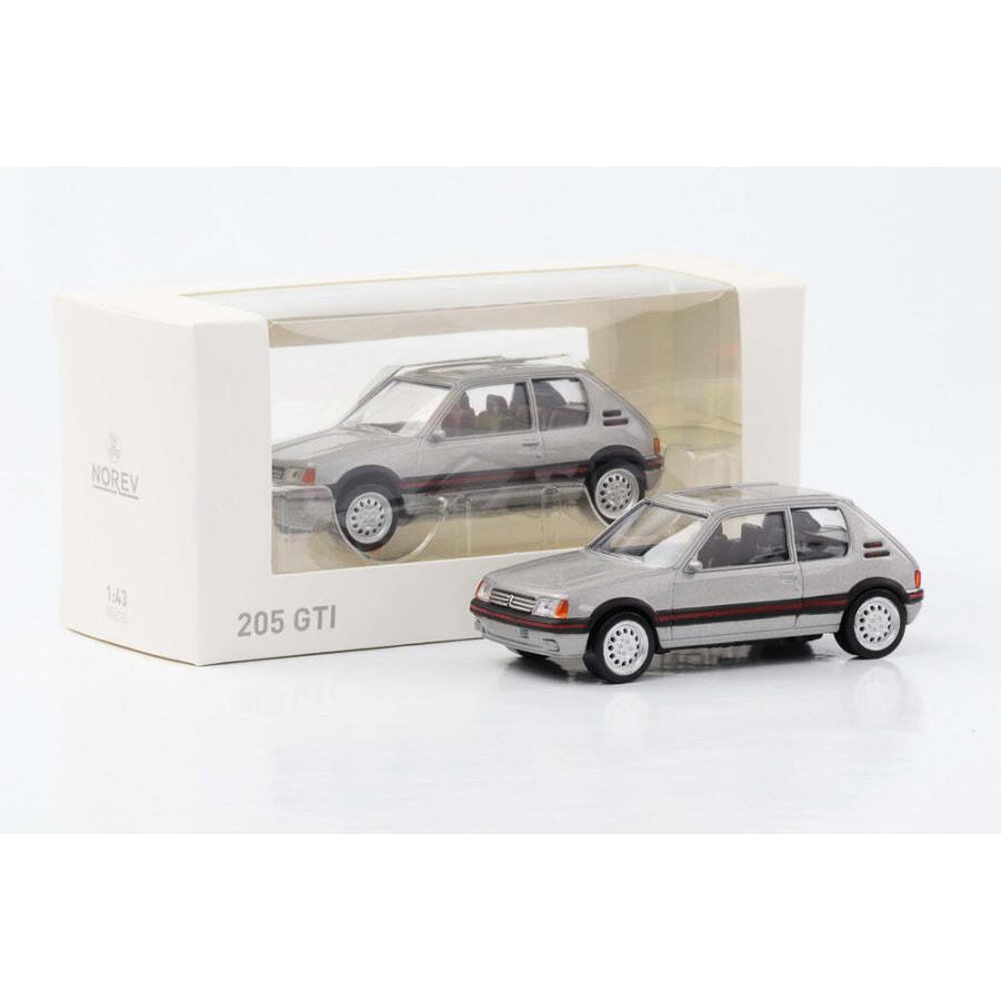 ノレブ（NOREV） 1/43 プジョー 205 GTI 1991 シルバー NOREV PEUGEOT