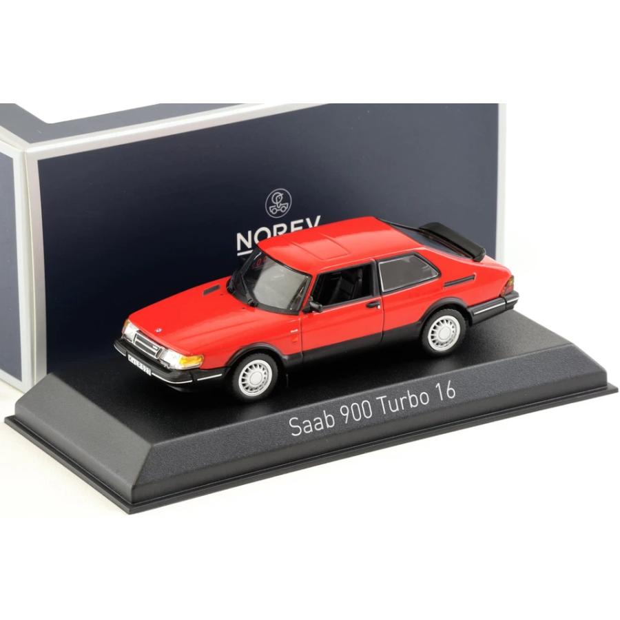 ノレブ 1/43 サーブ 900 ターボ 1992 レッド NOREV SAAB TURBO ノレブ 1/43 サーブ 900 ターボ 1992 レッド NOREV SAAB TURBO