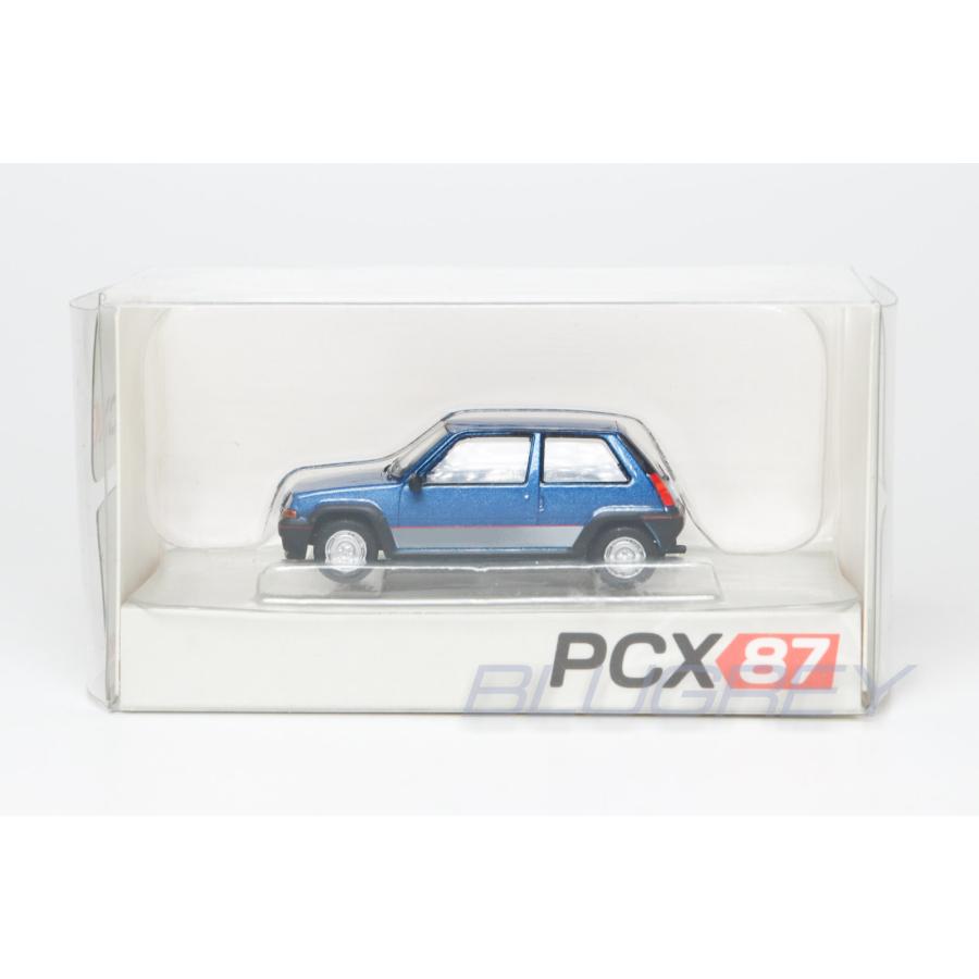 PCX87 1/87 ルノー 5 サンク GT ターボ 1985 ブルー Renault Turbo