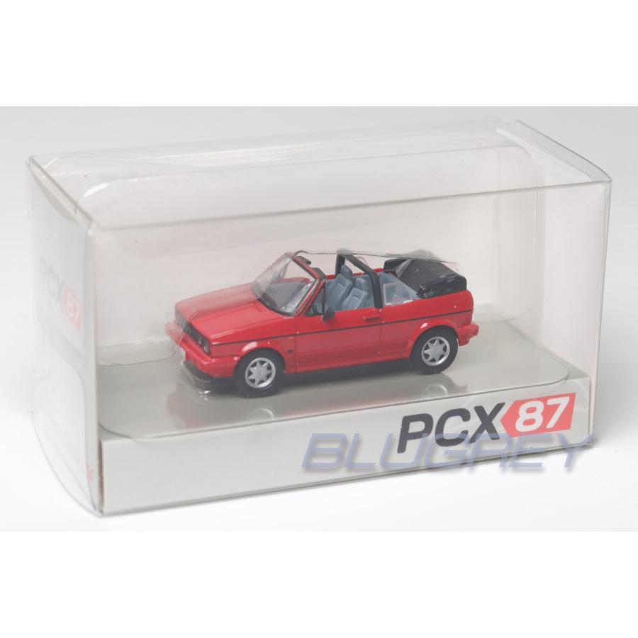 PCX87 1/87 フォルクスワーゲン ゴルフ I カブリオレ レッド 1991 VW Golf I Cabriolet PREMIUM CLASSIXXS HOスケール｜blugrey｜04