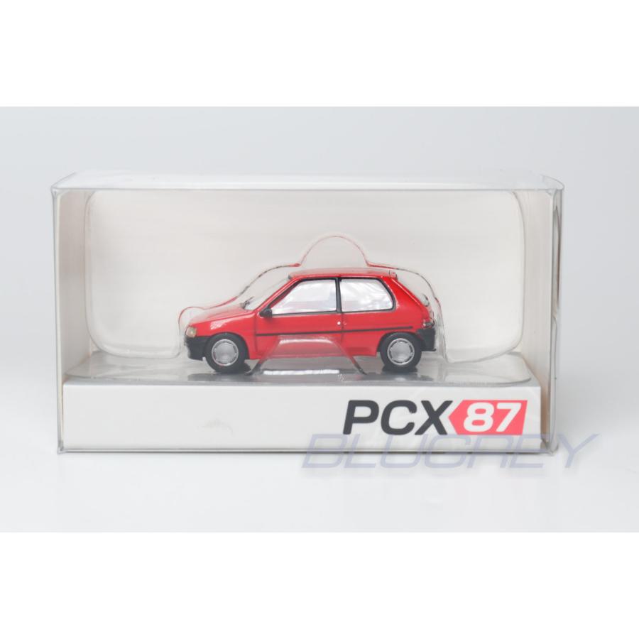 PCX87 1/87 プジョー 106 1991 レッド Peugeot HOスケール ミニカー