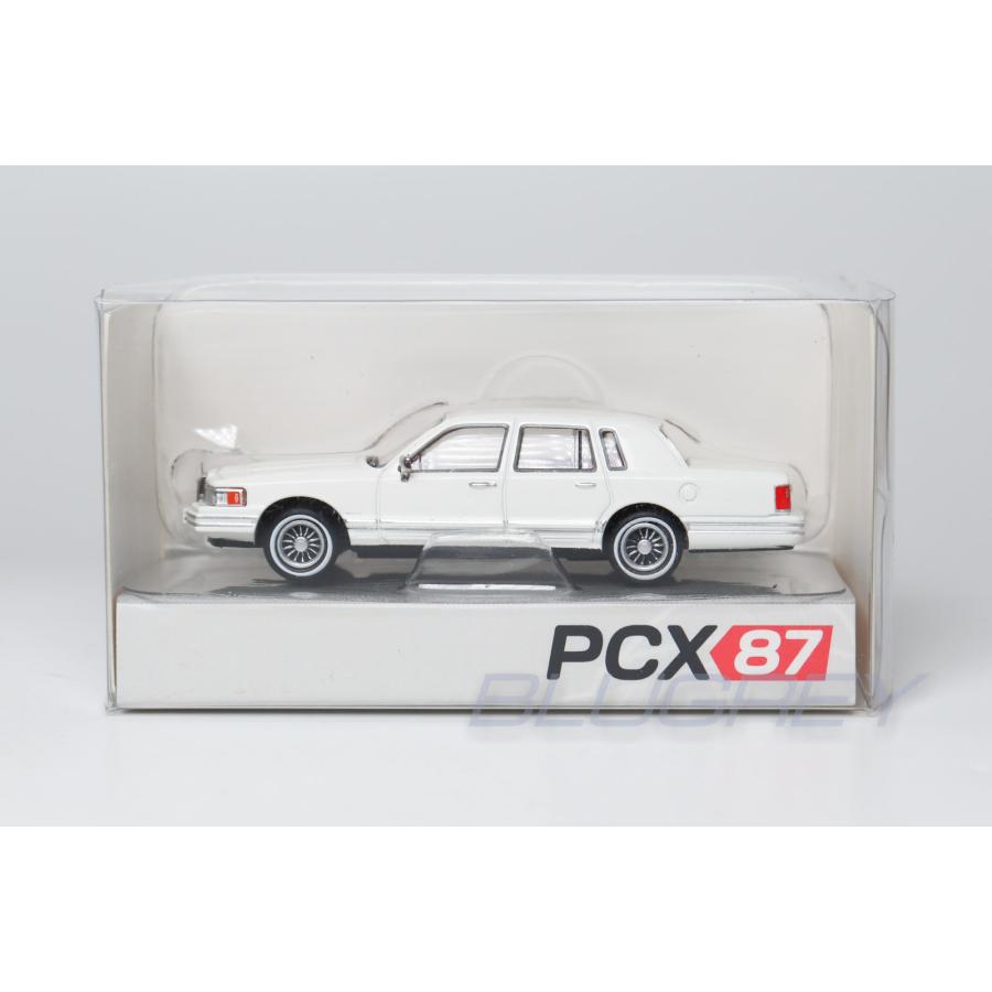 PCX87 1/87 リンカーン タウンカー 1991 ホワイト Lincoln Town Car HO