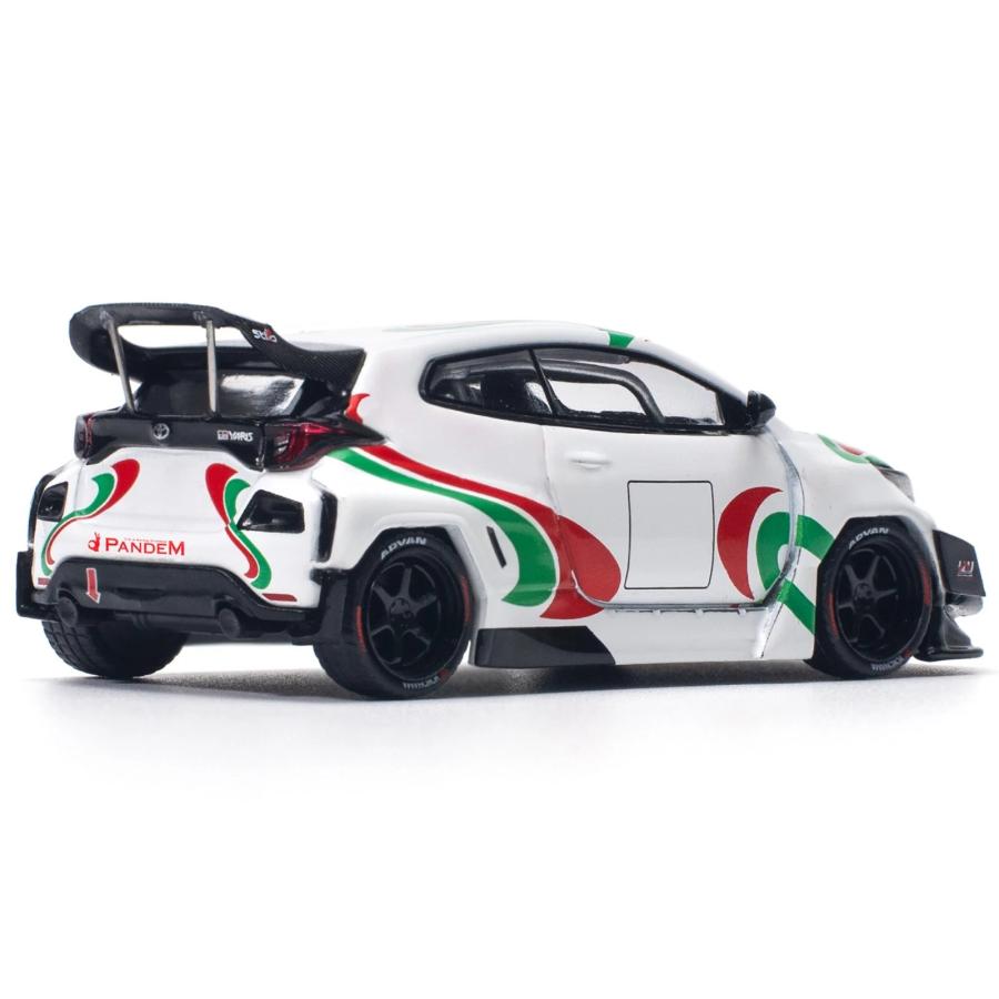 POP RACE 1/64 パンデム GR ヤリス ラリーカラーリング Pandem Yaris