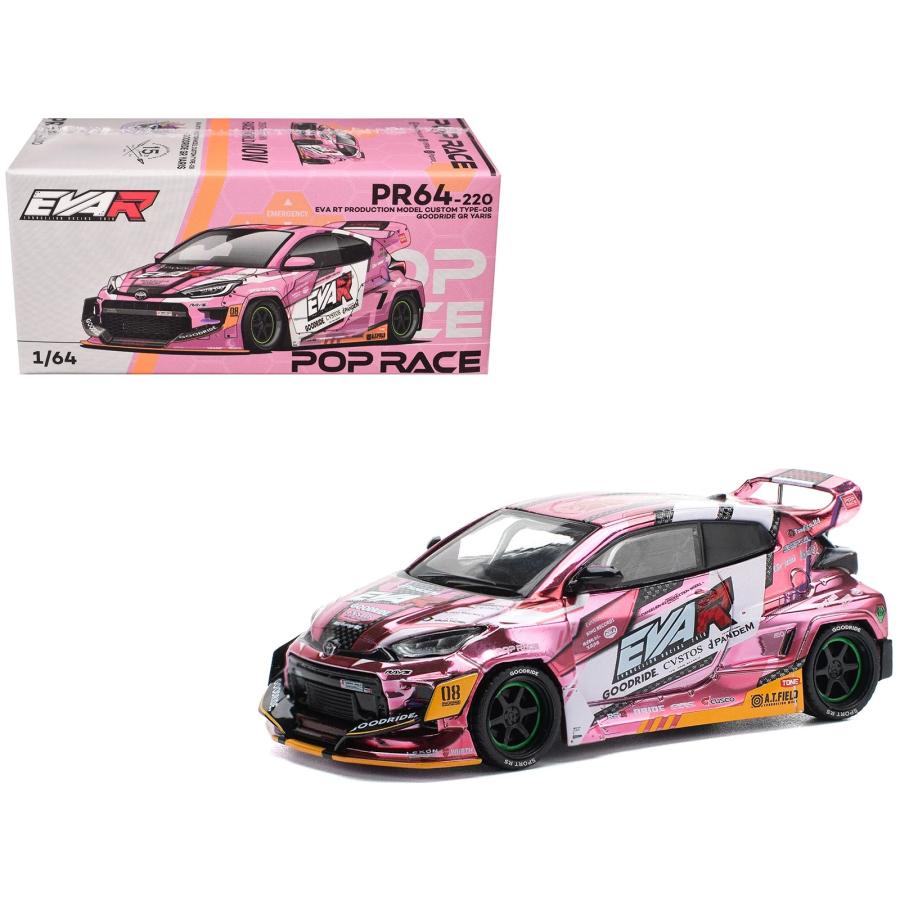 POP RACE 1/64 エヴァ RT8号機 GOODRIDE GRヤリス EVA GR Yaris