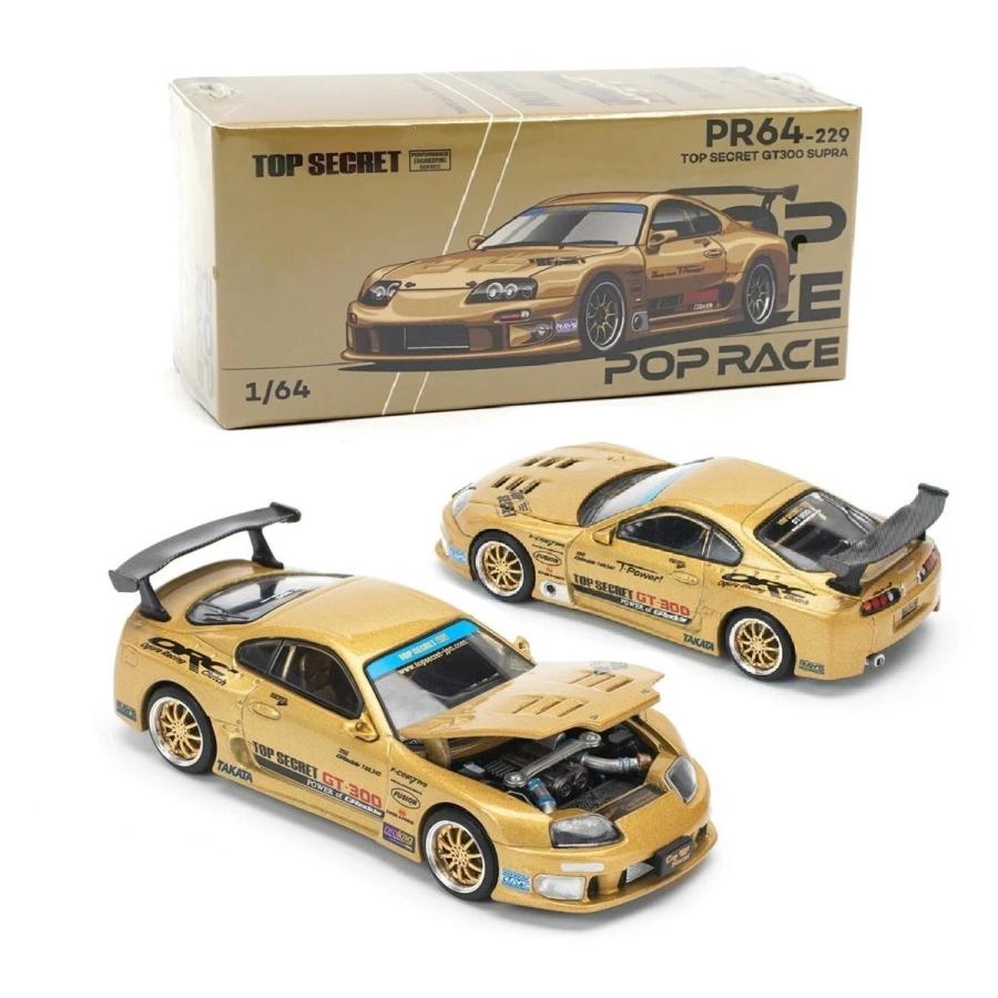 1/64 「BMC＆POPRACE」トップシークレット GT300 スープラ 1/64 「BMC＆POPRACE」トップシークレット GT300 スープラ POP