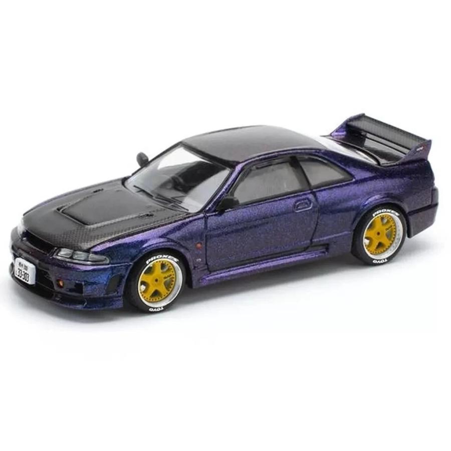 POP RACE 1/64 日産 GT-R R33 ニスモ ミッドナイトパープル Skyline
