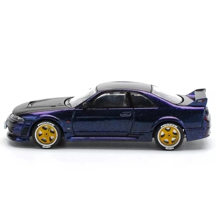 POP RACE 1/64 日産 GT-R R33 ニスモ ミッドナイトパープル Skyline
