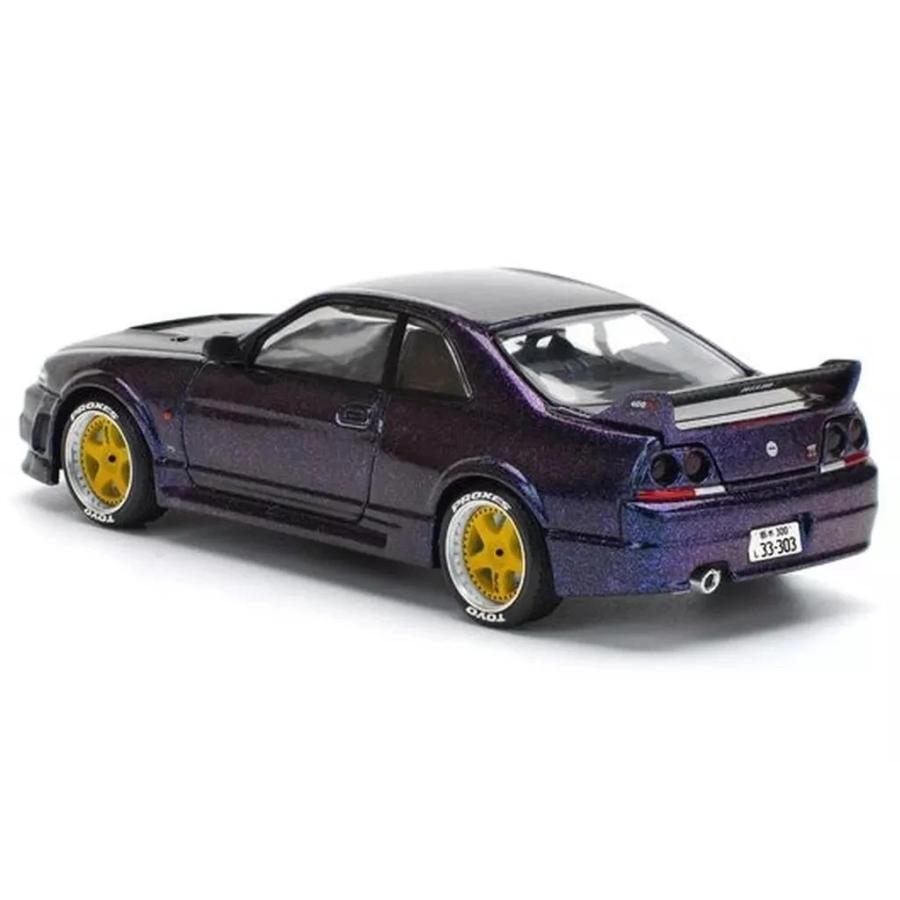 ポップレース イベント限定モデル　1/64 GT-R R32 R33　未開封 POP RACE 1/64 日産 GT-R R33 ニスモ ミッドナイトパープル Skyline