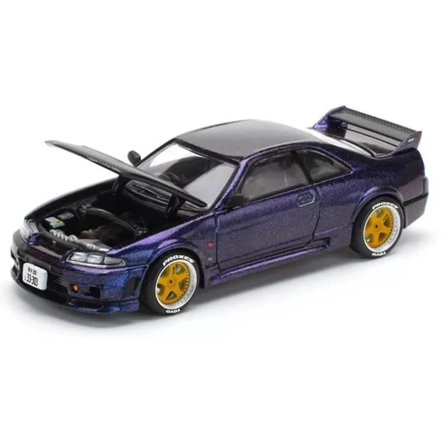 POP RACE 1/64 日産 GT-R R33 ニスモ ミッドナイトパープル Skyline
