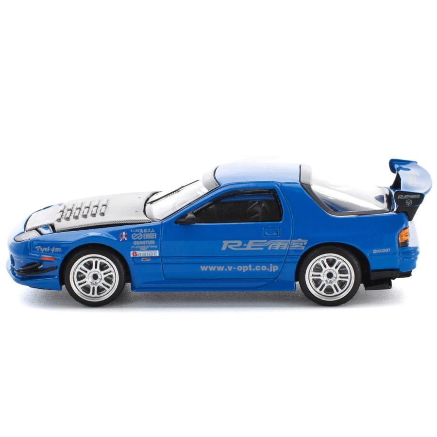 POP RACE 1/64 マツダ RX-7 (FC3S) RE:雨宮 ブルー Mazda RE-Amemiya