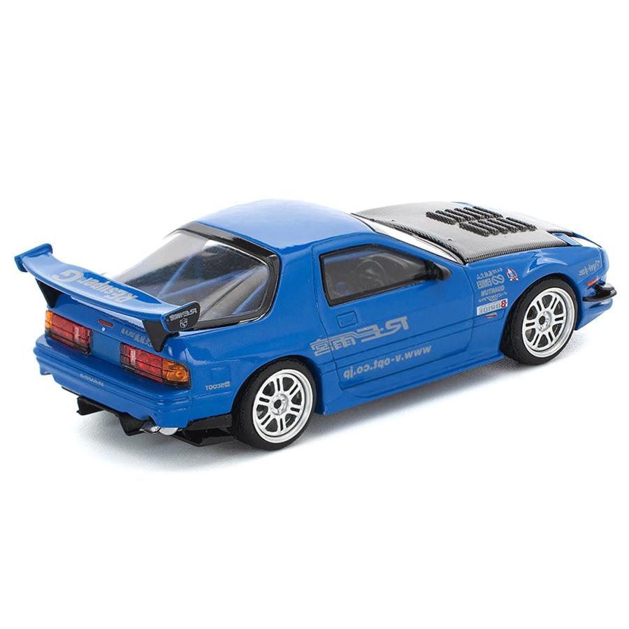 POP RACE 1/64 マツダ RX-7 (FC3S) RE:雨宮 ブルー Mazda RE-Amemiya
