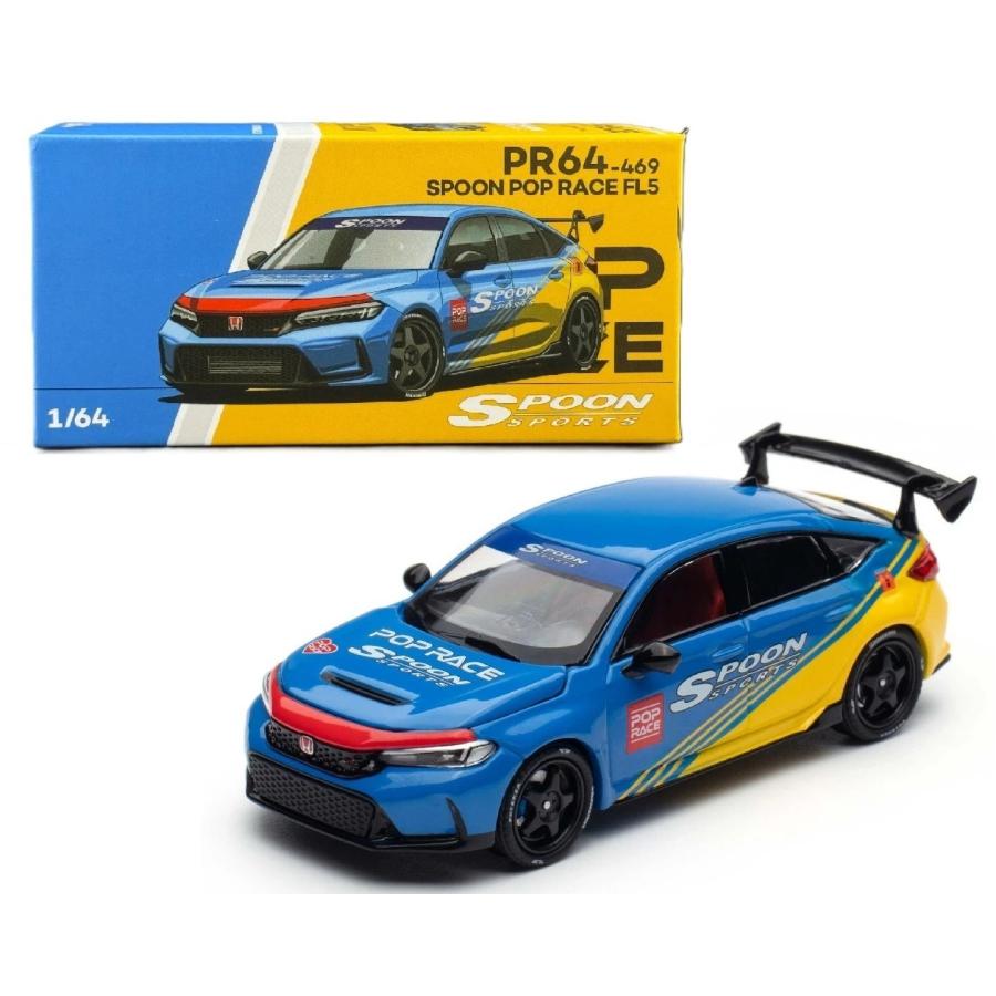 SPOON x POP RACE 1/64 ホンダ シビック TYPE-R FL5 スプーン Civic