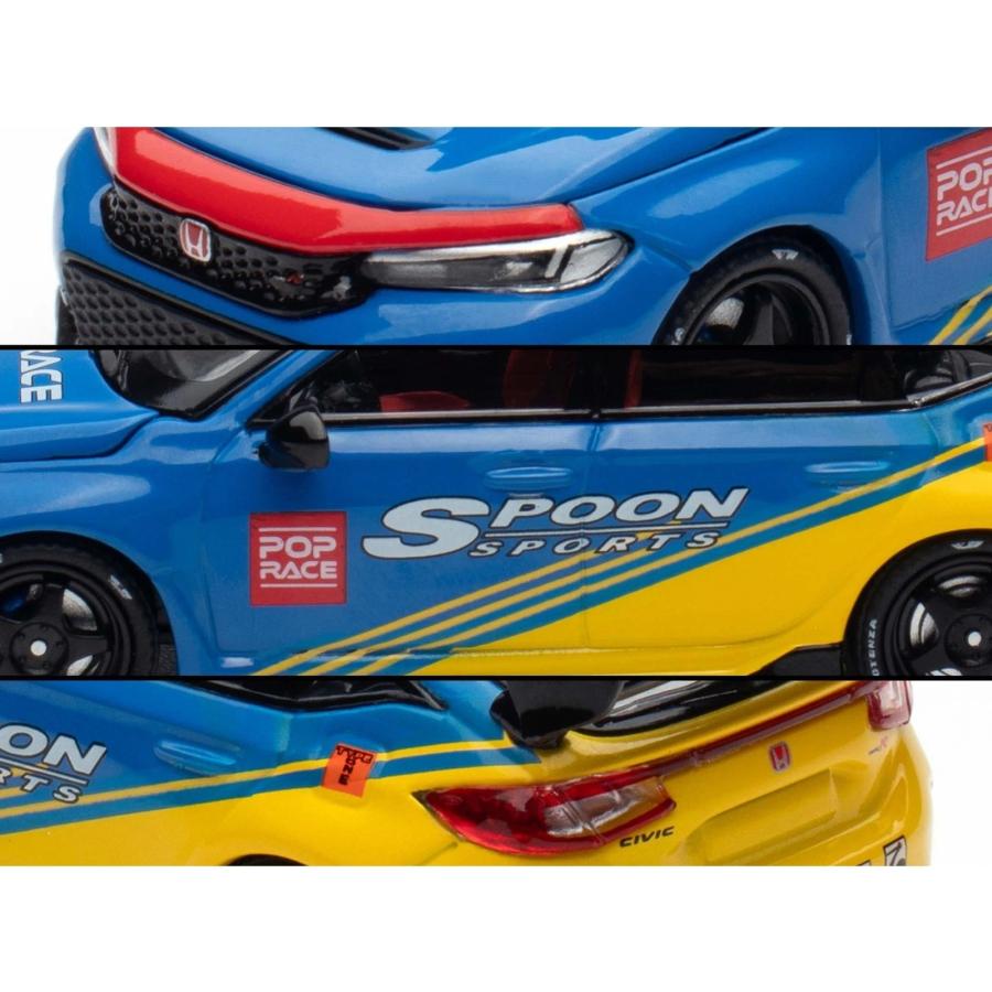SPOON x POP RACE 1/64 ホンダ シビック TYPE-R FL5 スプーン Civic