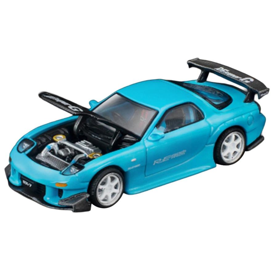 POP RACE 1/64 マツダ RX-7 (FD3S) RE:雨宮 ブルー Mazda RE-Amemiya