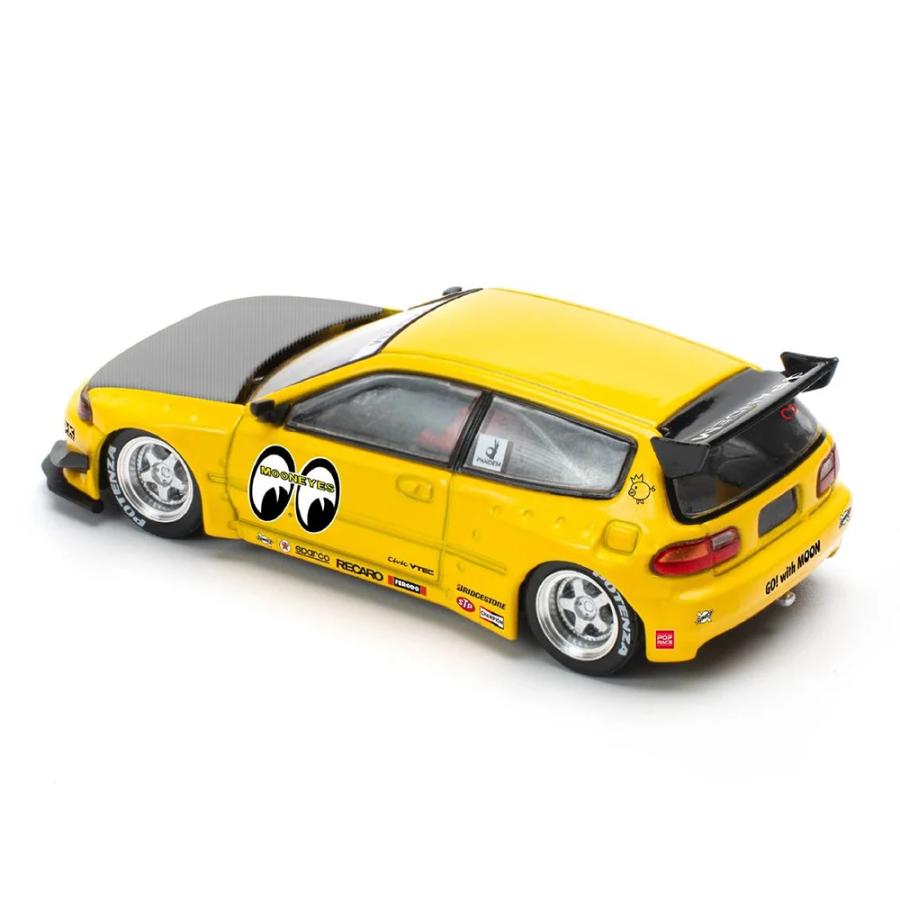 POP RACE x ENIGMA 1/64 パンデム シビック EG6 V1.5 ムーンアイズ