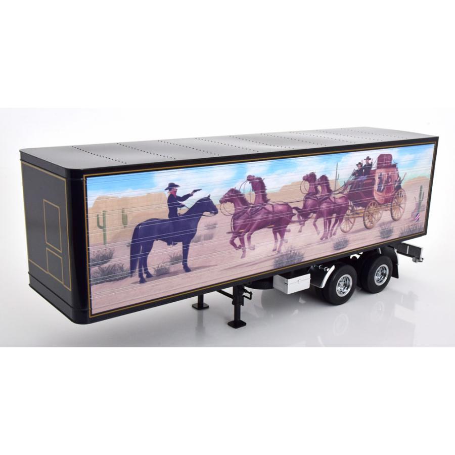 ROAD KINGS 1/18 トランザム7000 Truck Trailer KKスケール ROAD KINGS 1/18 セミトレーラー ブラック 