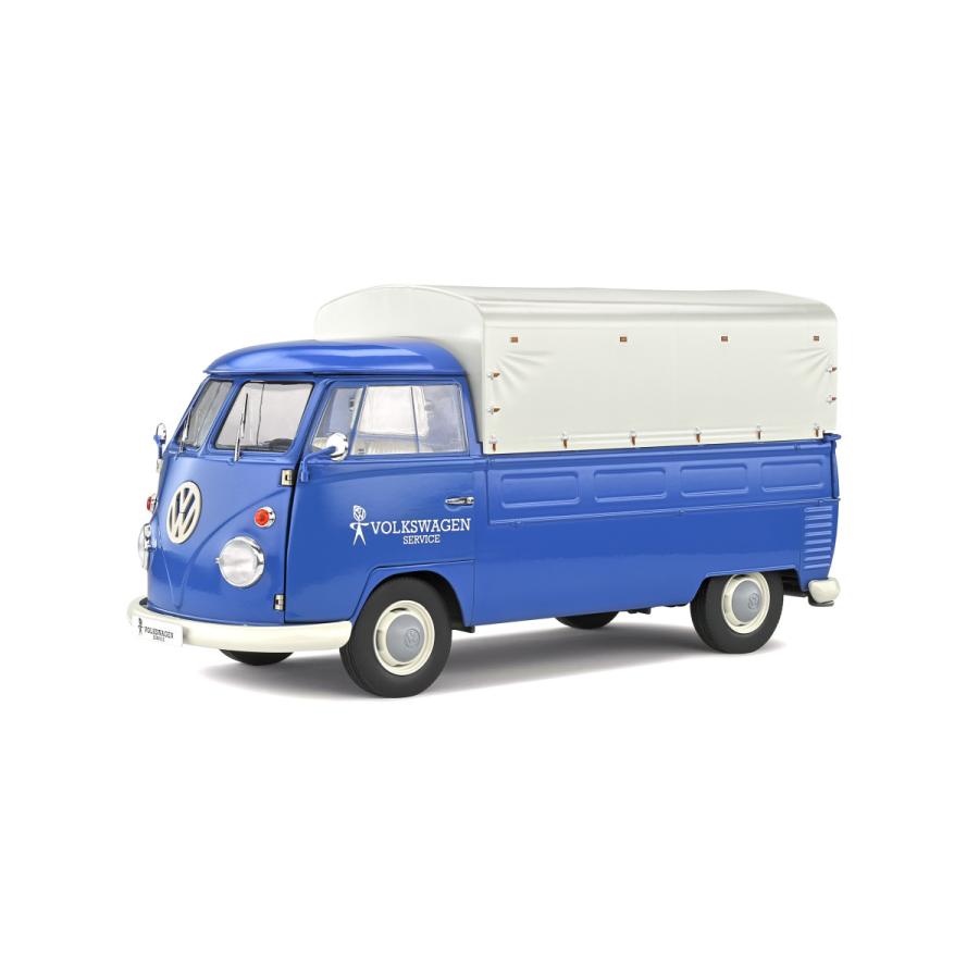 ソリド 1/18 フォルクスワーゲン T1 ピックアップ 1950 サービスカー ブルー SOLIDO VW T1 PICK UP SERVICE S1806702｜blugrey｜02