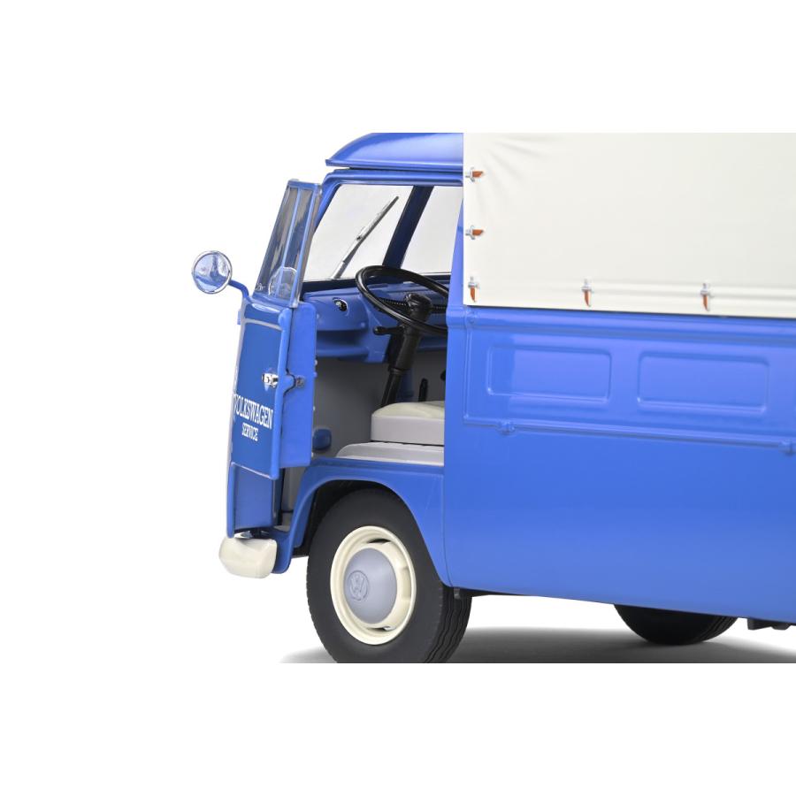 ソリド 1/18 フォルクスワーゲン T1 ピックアップ 1950 サービスカー ブルー SOLIDO VW T1 PICK UP SERVICE S1806702｜blugrey｜08