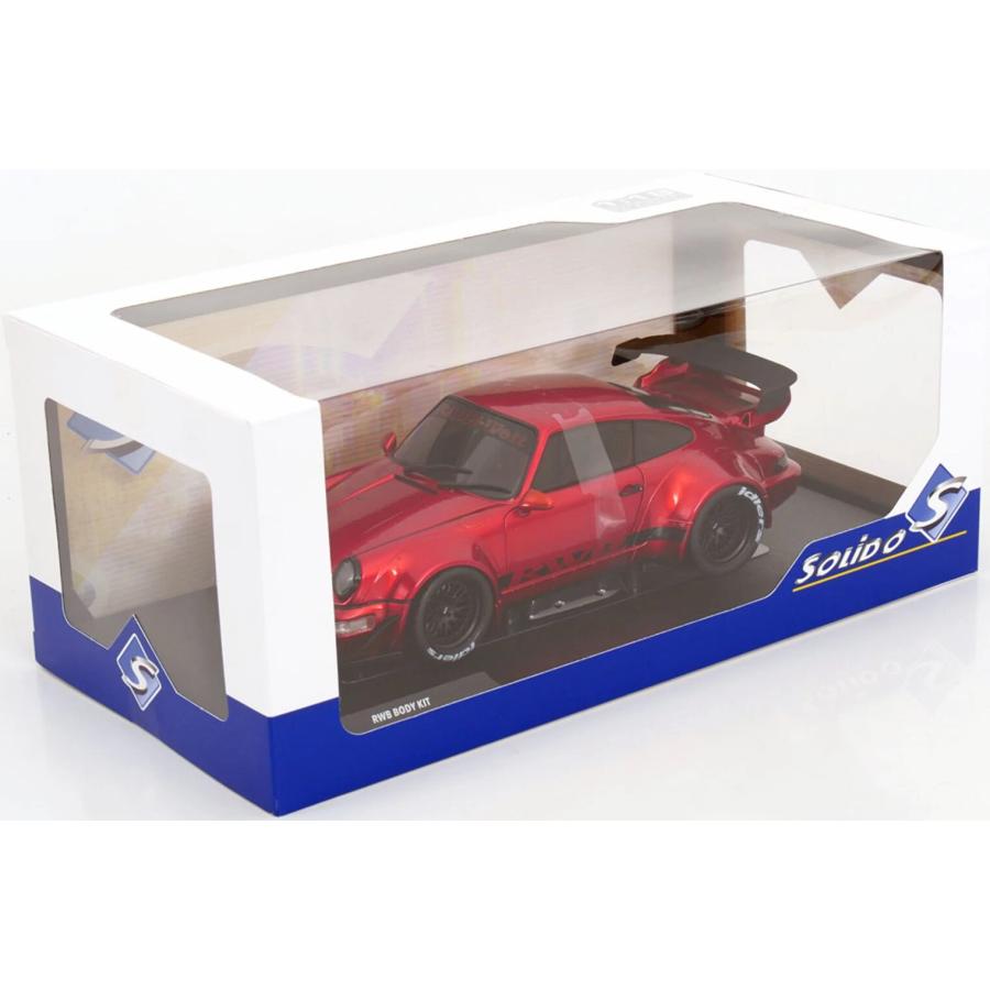 SOLIDO ソリド 1/18 ポルシェ 911 964 RWB ラウヴェルト レッド