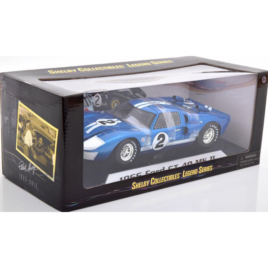 国内外の人気 Shelby Collectibles 1 18 フォード Gt40 マークii ブルー ルマン24h 1966 Ford Gt 40 Mkii 2 401bl 自動車 Binghamtonhots Com