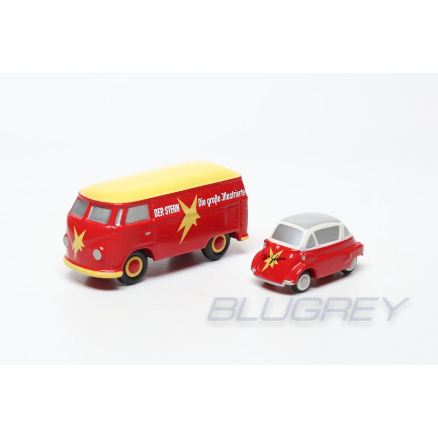 シュコー（Schuco） ピッコロ VW T1バス BMW イセッタ 2台セット