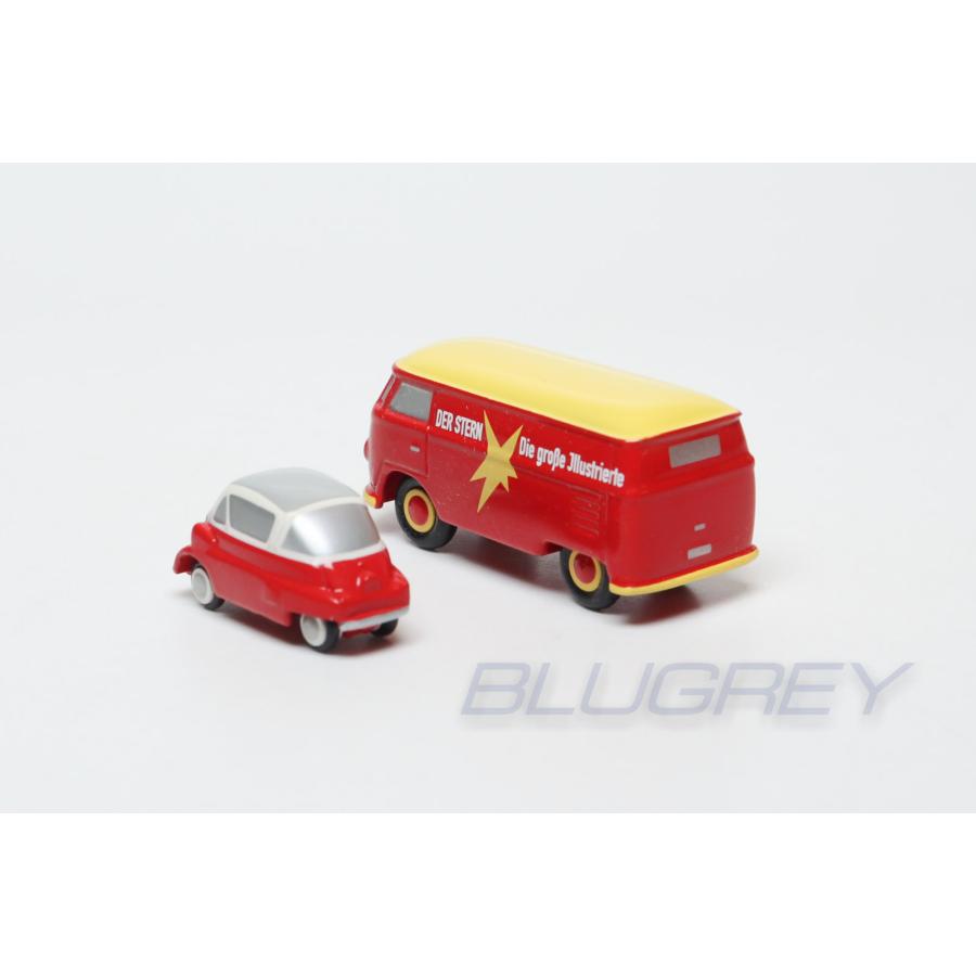 シュコー（Schuco） ピッコロ VW T1バス BMW イセッタ 2台セット