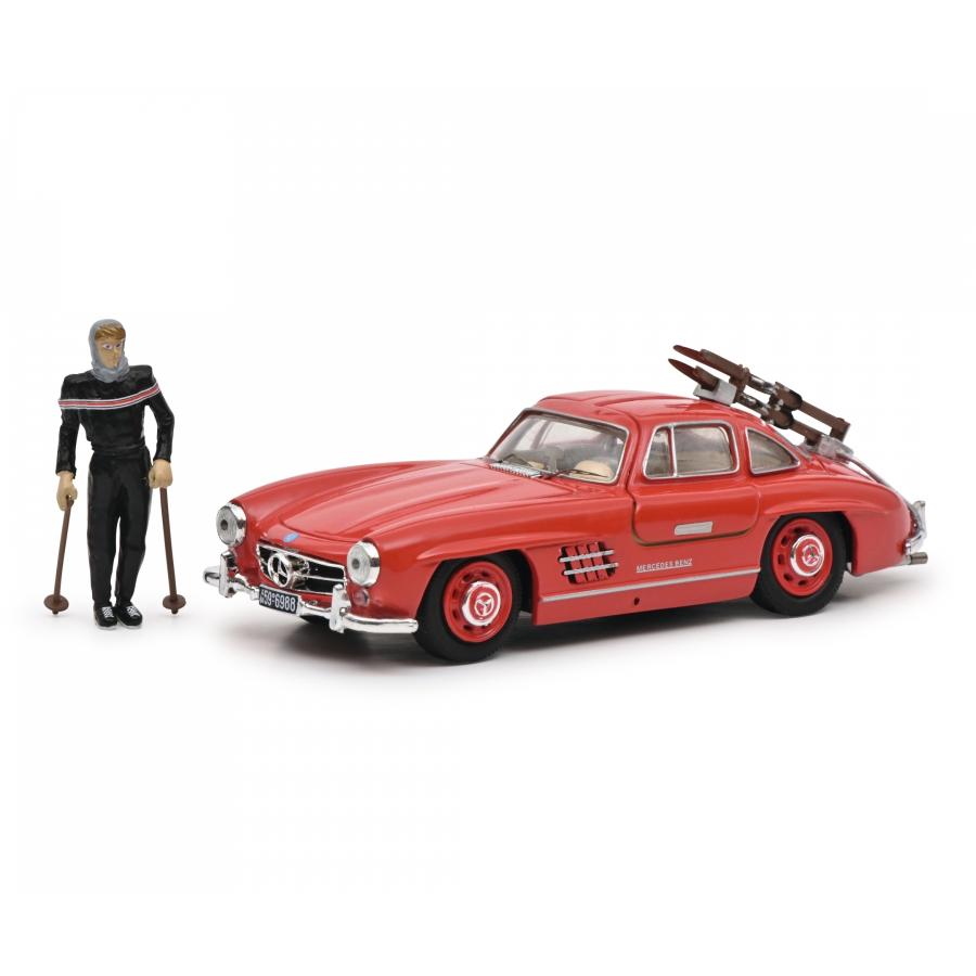 シュコー（Schuco） 1/43 メルセデスベンツ 300SL (W198) 1954 レッド