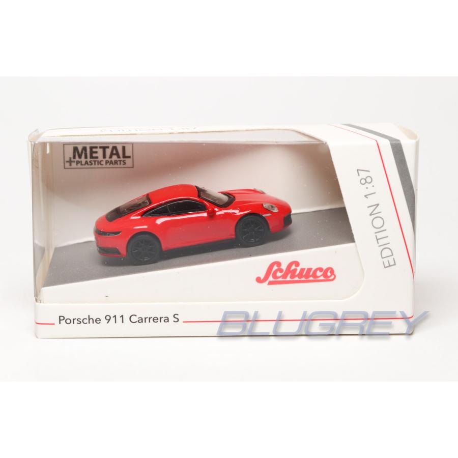 シュコー（Schuco） 1/87 ポルシェ 911 (992) カレラS レッド Schuco