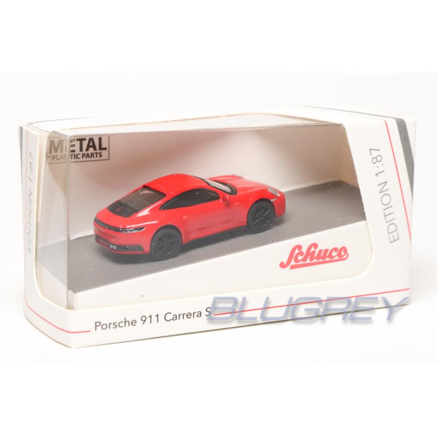 シュコー（Schuco） 1/87 ポルシェ 911 (992) カレラS レッド Schuco