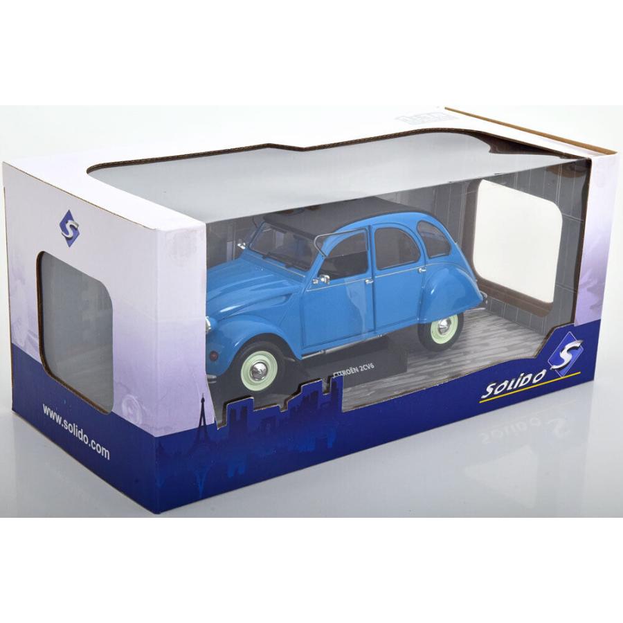 SOLIDO ソリド 1/18 シトロエン 2CV 6 1982 ブルー CITROEN 2CV6 BLEU