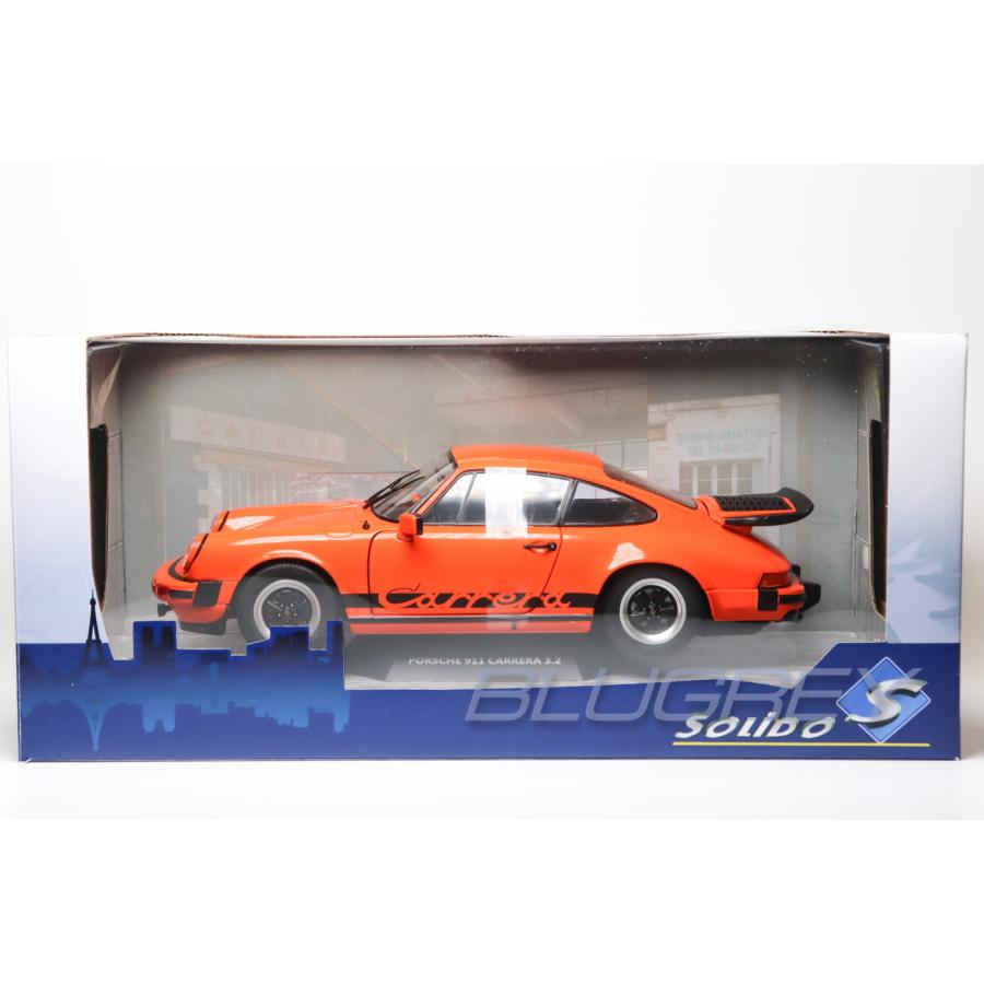 ソリド 1/18 ポルシェ 911 カレラ 3.2 1984 オレンジ SOLIDO PORSCHE 