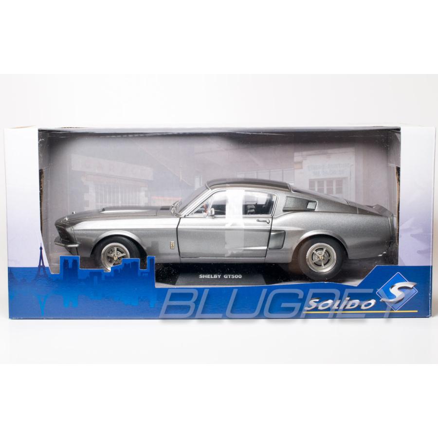 ソリド 1/18 フォード シェルビー マスタング GT500 1967 グレー Solido FORD SHELBY MUSTANG GT500 S1802905_9