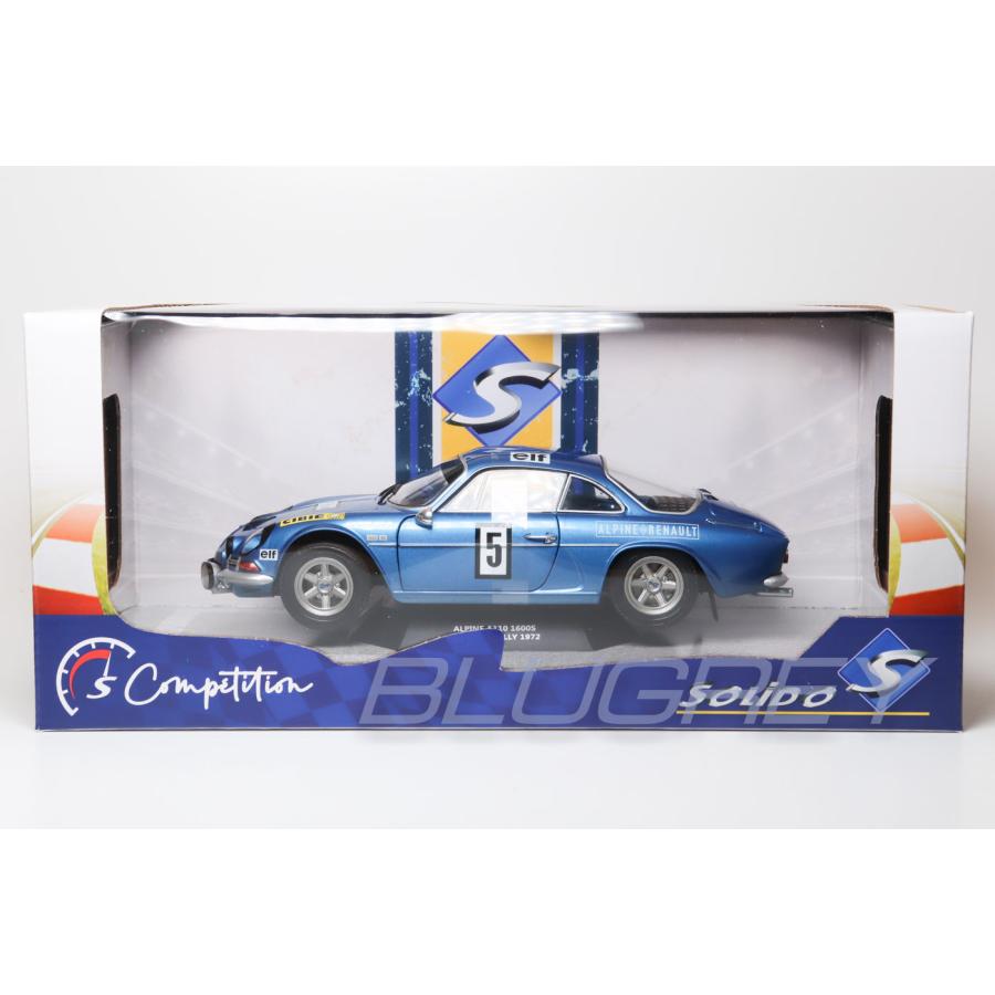 Modèle Réduit Alpine A110 1600S - Rallye Olympia 1972 - Solido 1/18 - Métal - Neuf En Boîte