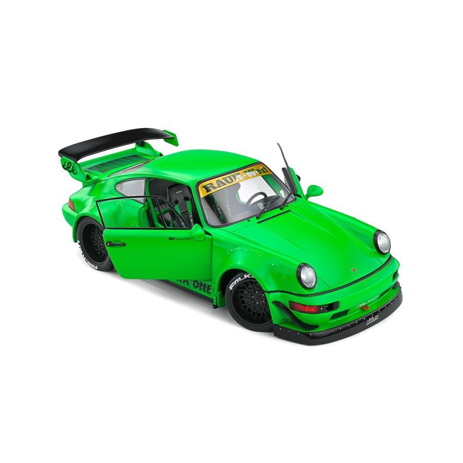 ソリド 1/18 ポルシェ 911 964 RWB ラウヴェルト パンドラ ワン 2011 マットグリーン Solido PORSCHE 911 964 RAUH-WELT_4