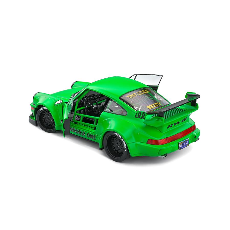 ソリド 1/18 ポルシェ 911 964 RWB ラウヴェルト パンドラ ワン 2011 マットグリーン Solido PORSCHE 911 964 RAUH-WELT_5