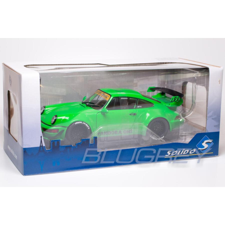 ソリド 1/18 ポルシェ 911 964 RWB ラウヴェルト パンドラ ワン 2011 マットグリーン Solido PORSCHE 911 964 RAUH-WELT_8