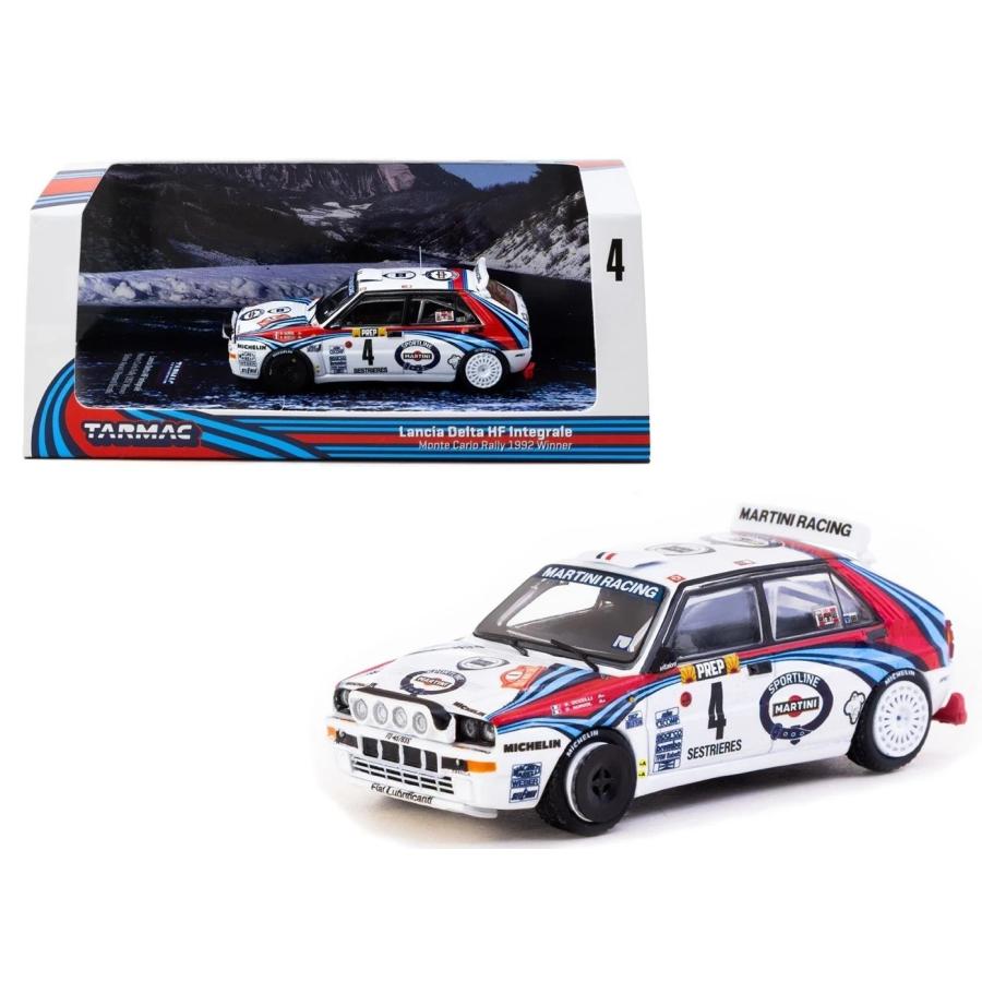 ターマックワークス 1/64 ランチア デルタHFインテグラーレ No.4 1992
