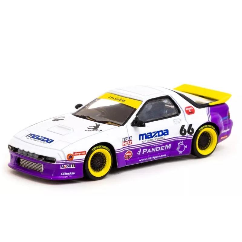 【2024最新作】 パンデム 1/64 ターマックワークス マツダ ホワイト FC3S RX-7 ミニカー