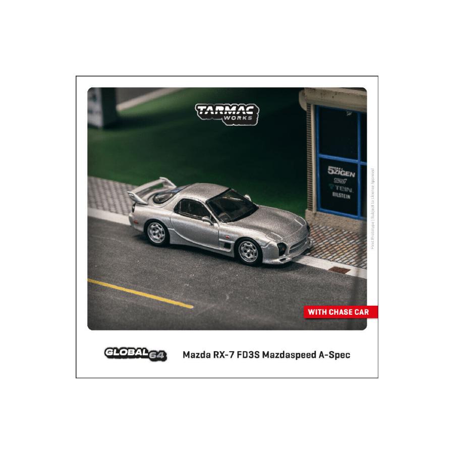 ターマックワークス 1/64 マツダ RX-7 FD-3S マツダスピード Aスペック シルバー Tarmac Works Mazda Mazdaspeed ミニカー｜blugrey｜05