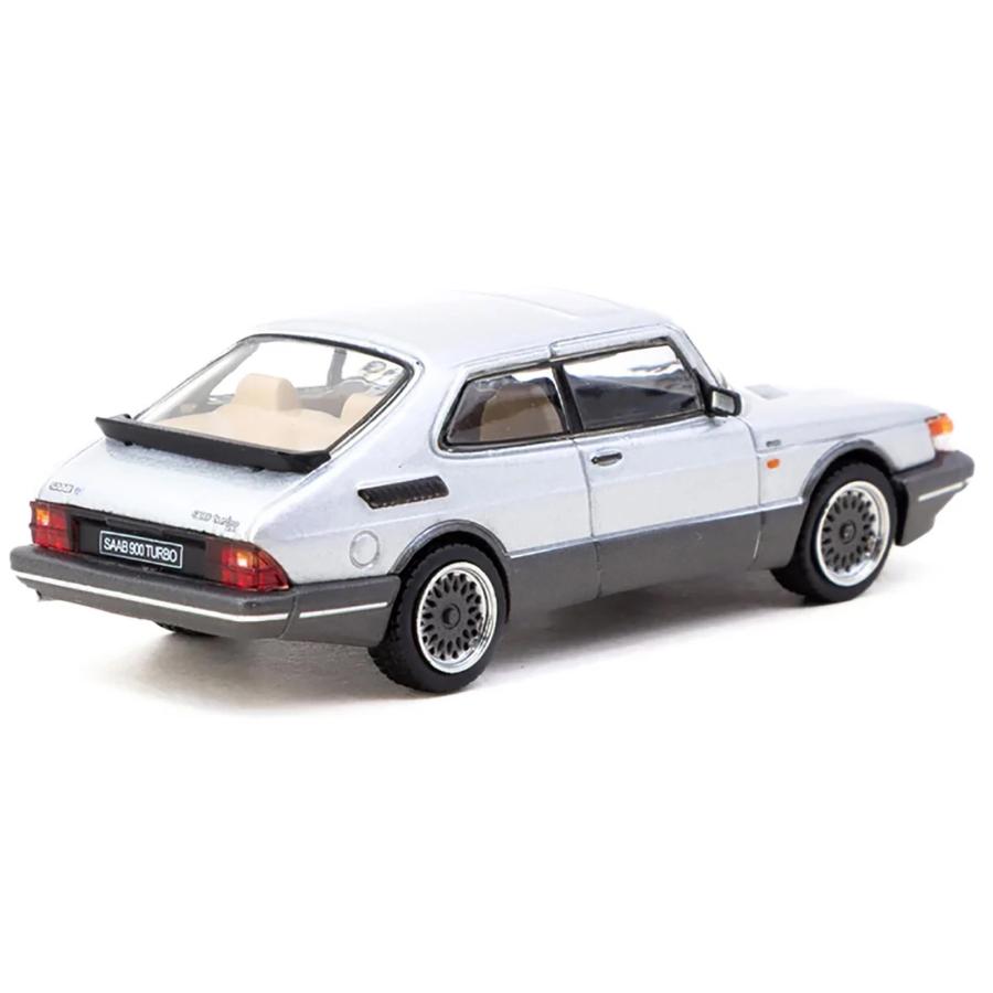 ターマックワークス 1/64 サーブ 900 ターボ シルバー Tarmac Works