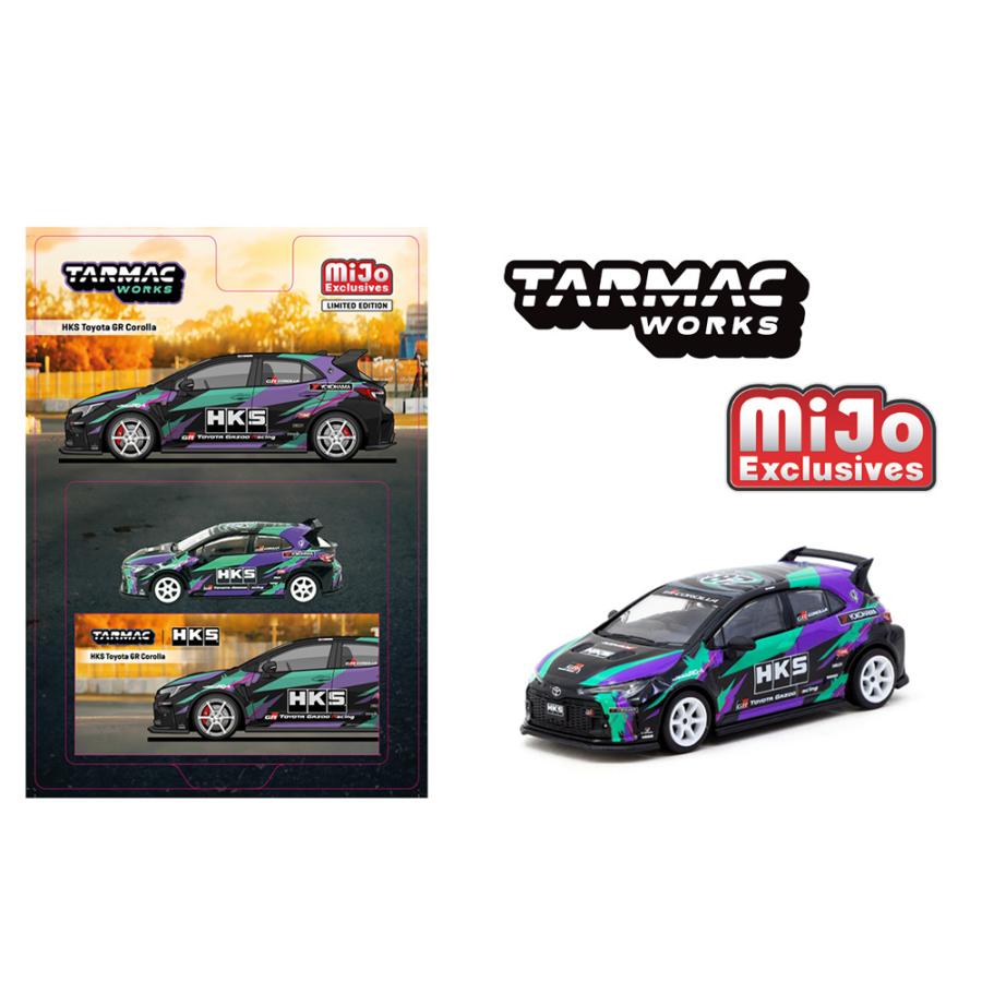 新品未開封　ターマックワークス　HKSコンテナセット ターマックワークス 1/64 トヨタ GR カローラ HKS Tarmac Works Toyota