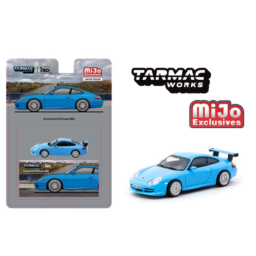 ターマックワークス 1/64 ポルシェ 911 (996) GT3 ライトブルー Tarmac