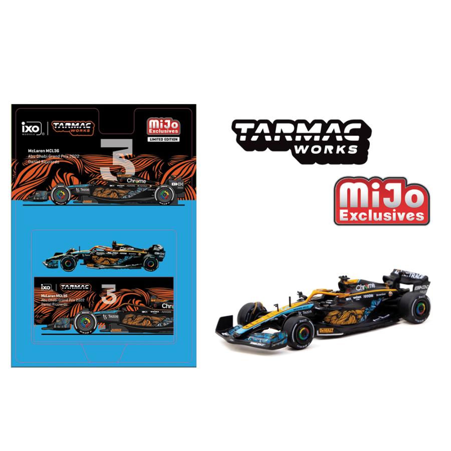 ターマックワークス 1/64 マクラーレン MCL36 #3 ダニエル・リカルド