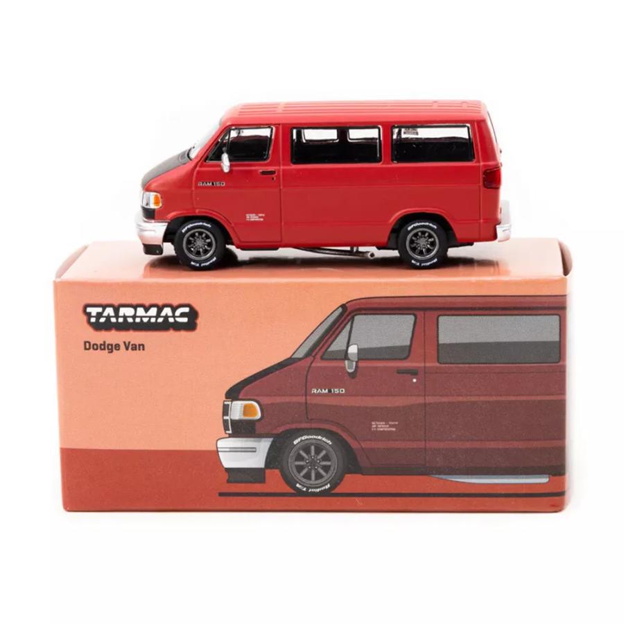 ターマックワークス 1/64 ダッジ バン レッド Tarmac Works Dodge Van Red MiJo限定 ミニカー｜blugrey｜04