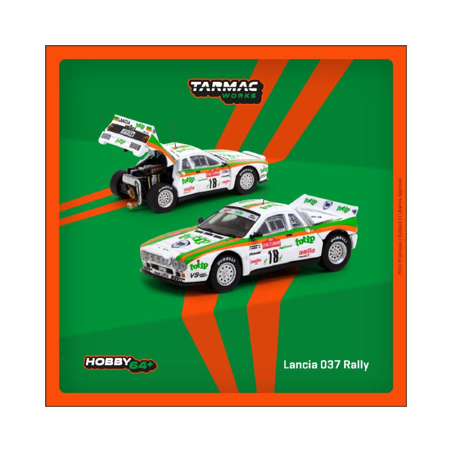 ターマックワークス 1/64 ランチア 037 ラリー サンレモ 1983 Tarmac Works Lancia Rally Sanremo ミニカー｜blugrey｜05