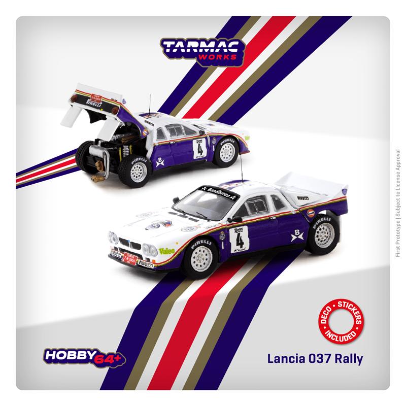 ターマック　ランチア　037 ターマックワークス 1/64 ランチア 037 ラリー Costa Brava 1985